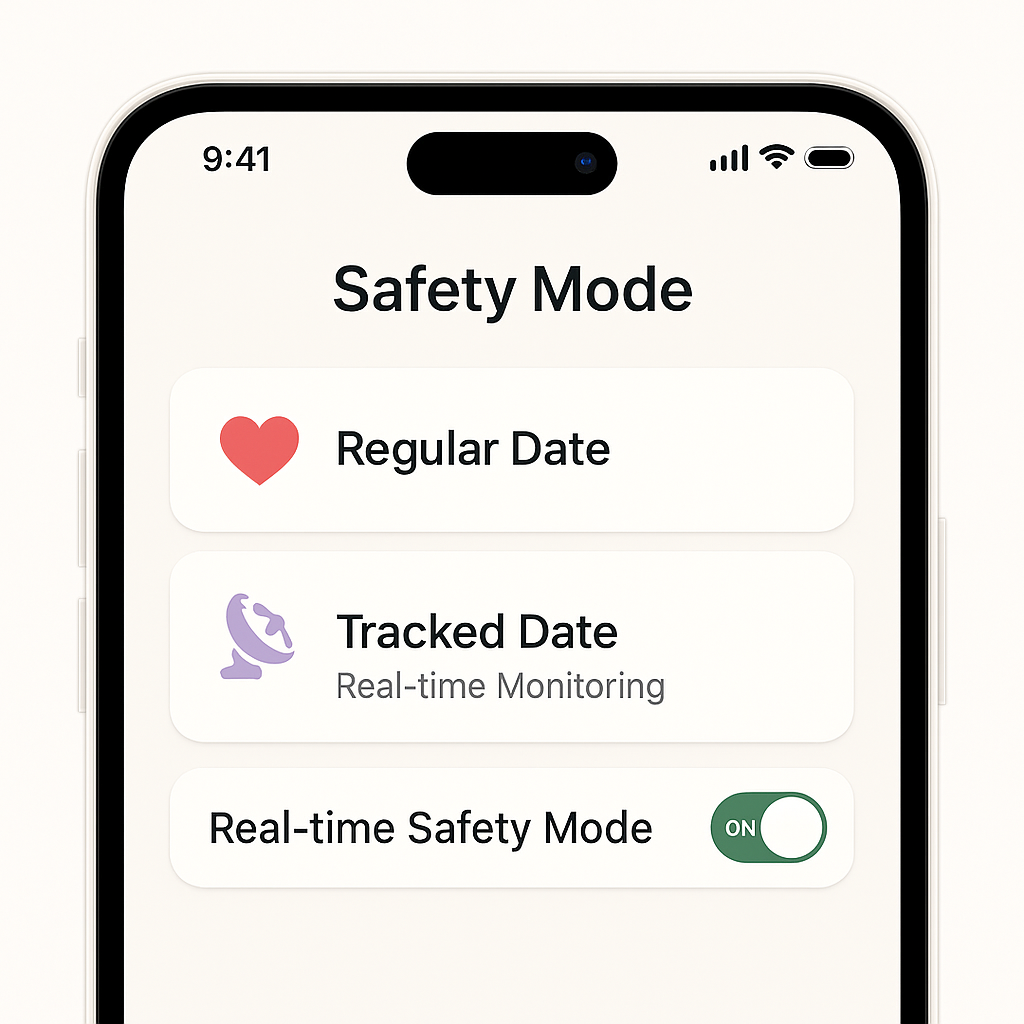 Choosing regular or tracked date